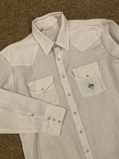 Vintage Johnny Lee Gilley  s Club Pasadena Texas 80s Button Up Pearl Snap Shirt