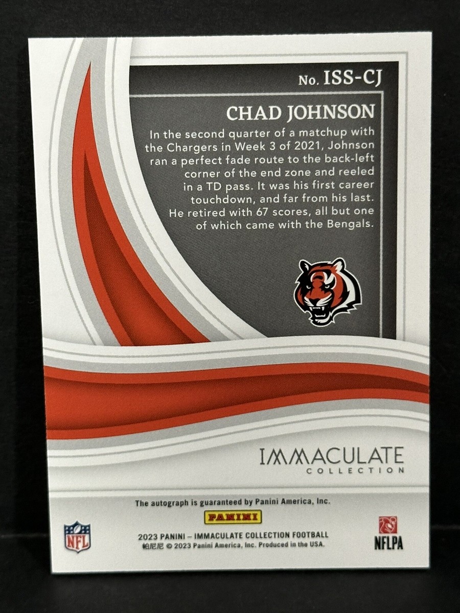 2023 Immaculate Football Collection Bengals Chad Johnson On-Card