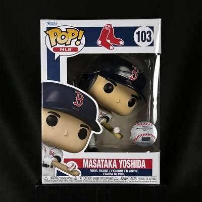 Funko POP! Boston Red Sox Masataka Yoshida #103 ~ NEW w/ Vaulted Vinyl Case!