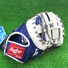 Rawlings Baseball Glove First Base Mitt RHT 11.75  HYPER TECH MLB TEAM Dodgers