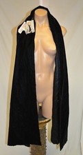 Jessica McClintock Vintage 80s 90s Black Velvet Shawl NWT
