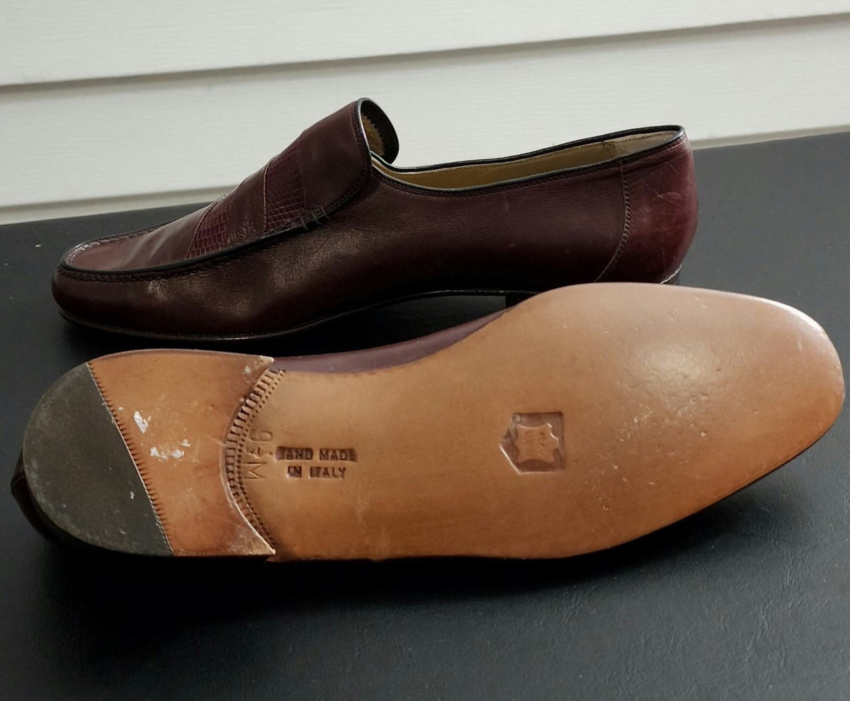 ?BRUNO MAGLI, Loafer, size 9M, color Deep, Burgundy, new condition, ?? Bruno Magli Red Dress Shoes for Men for sale | eBay main image 3