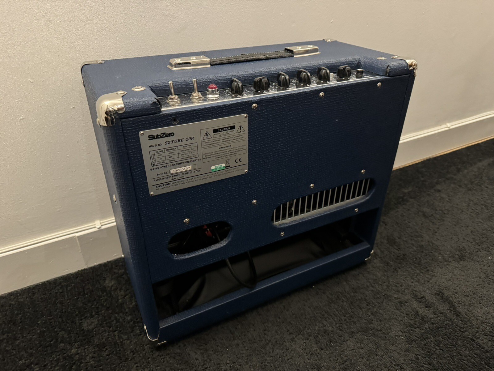 Subzero SZTUBE20R Valve Guitar Amplifier (Fender Blues Junior clone