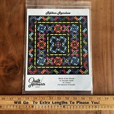 Quilt Moments Ribbon Rainbow Quilt Pattern