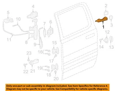 CHRYSLER OEM 19-23 1500 Rear Door Lock Hardware-Handle, Outside 68307238AC