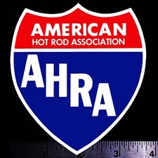 Ahraamerican Hot Rod Association - Original Vintage 1970s Racing Decalsticker