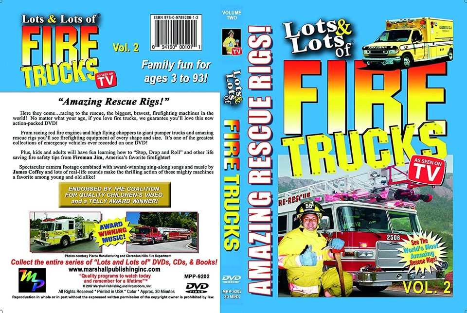 Lots & Lots of Fire Trucks Volume 2 - Amazing Rescue Rigs (DVD ...
