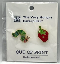 Out of Print The World of Eric Carle A Very Hungry Caterpillar Enamel Pin Set