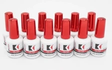 Set of 12pcs Kupa GelFinity Gel TopCoat Gloss No Wipe 0.5 oz