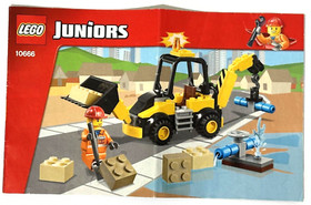 Retired ©2014 LEGO 10666 Juniors City Construction Digger Complete