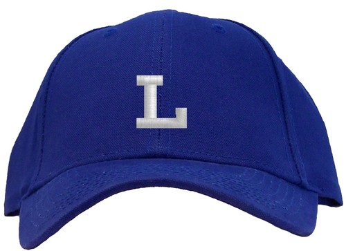 Berretto da baseball sportivo professionale ricamato iniziale lettera L - disponibile in 7 colori cappello - Foto 5 di 9