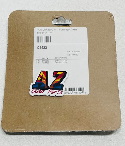 Honda CBR250 CRF250L CRF 250L 77mm Stock Bore Cometic Top End Gasket Kit C3288 - Picture 2 of 2