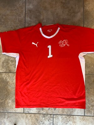 MAGLIA CALCIO AMATORIALE NAZIONALE SVIZZERA n PUMA FOOTBALL - Main Image