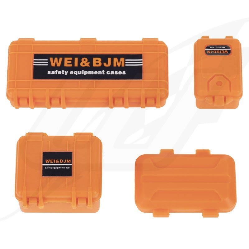[DE] Tool and Transport Case Set Orange (4piece) HSPEED Deko 1/24