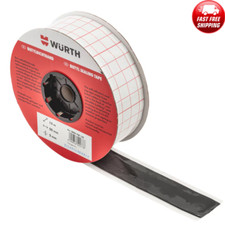 Würth® Butyl Seal Putty Tape Black 12mm x 15m x 2mm Thick Leak Patching Rubber