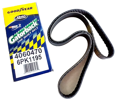 BLACK BELT GP 2004.6.24 ブラジル・サンパウロ Serpentine Poly-V The Quiet Belt GOODYEAR GATORBACK 4060470 | eBay