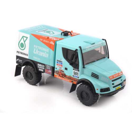 1/43 DAKAR Iveco Powerstar #501 Ciężarówka Pojazdy samochodowe Wyścig Odlewany ciśnieniowo Alloy Collection - Zdjęcie 1 z 9