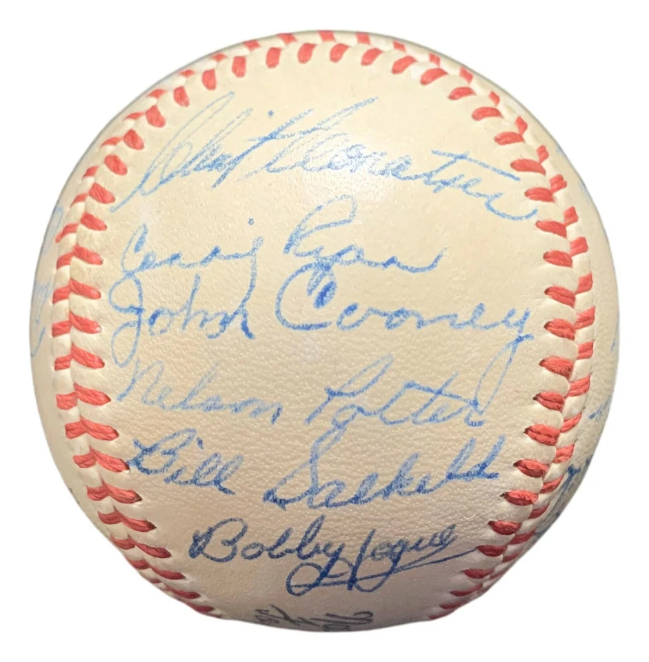 1948 Boston Braves Signed Baseball ONL Ball NL Champs Billy Southworth PSA/DNA - Image 4 of 4
