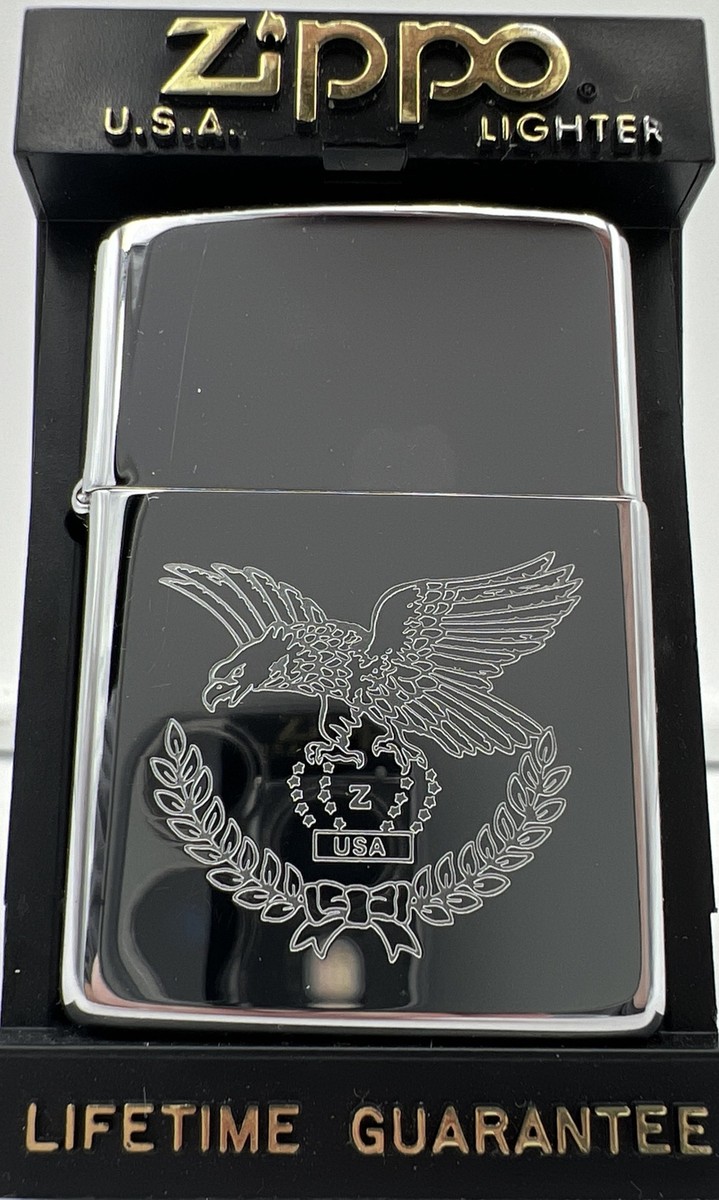 Zippo Lighter Model 250/854.298 - Engraved Eagle - Z - USA Zippo Lighter Model 250/854.298 - Engraved Eagle - Z - USA