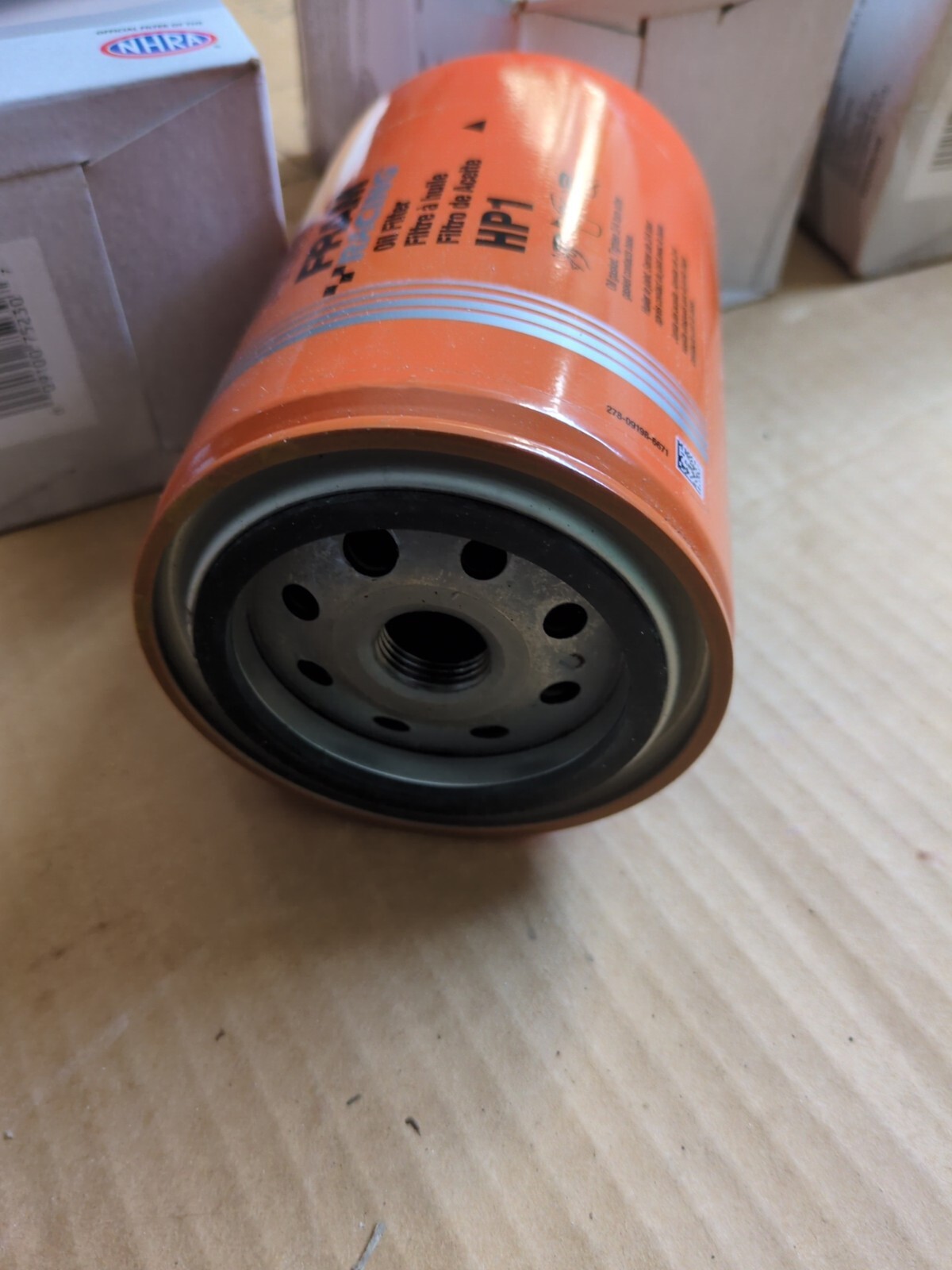 1x FRAM HP1 High Performance Spin-On Oil Filter for Racing and High Performance 