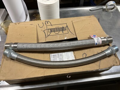 MCMaster  CARR  MB- 304  Braided Stainless Steel Hose  1 1/4  x 24 NEW