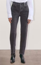 Everlane The 90s Cheeky Jean 29 Washed Black Straight High Rise Organic Cotton