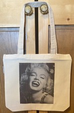 2 Marilyn Monroe borsa tote spesa moda shopping pranzo modellini libri bellezza amore