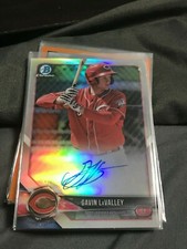 Gavin LaValley 2018 Bowman Chrome Prospect Auto Refractors #/499 reds! KC12! 