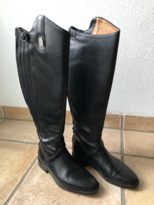 Cavallo Reitstiefel Leder schwarz 36