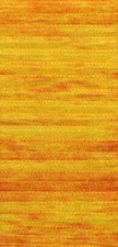 River Silk Ribbon 4MM Hand Dyed 5.5 Yard Card Color RV135  Gold Orange