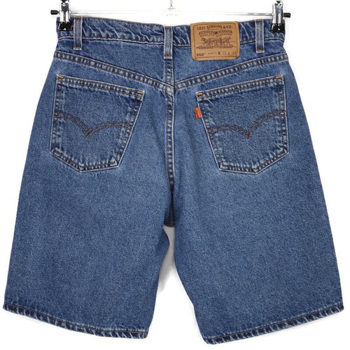 Vintage Levi's 550 Orange Tab Mens Relaxed Fit Bermuda Jean Shorts Size 31  USA | eBay