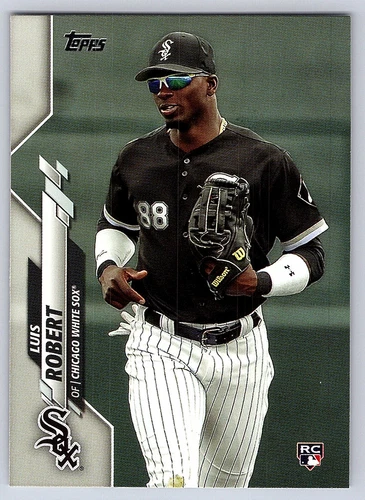2020 Topps Factory Set Variation # 392 Luis Robert - Chicago White Sox RC