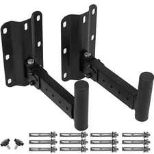Heavy Duty Speaker Wall Mounts Support up to 110lbsAdjustable PA Speaker Moun...