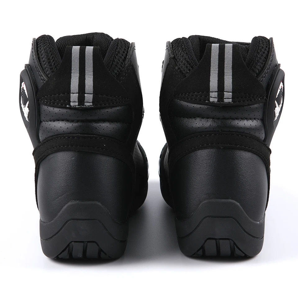 Botas de motocicleta para hombre 1Storm para ciclista carreras negras senderismo trekking botas al aire libre Foto 4 de 4