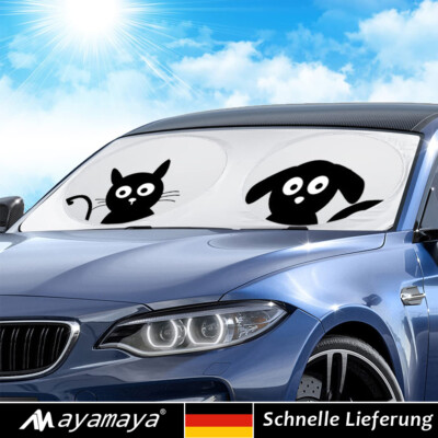 Auto Sonnenschutz Frontscheibe Windschutzscheibe Sonnenblende Reflex UV Schutz