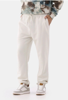 No Boundaries Mens Fleece Jogger Pants, 3XL (48-50) ,Light Birch, NWT, 30''Inseam