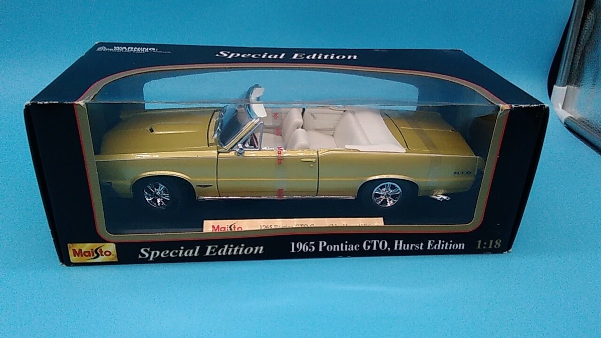 MAISTO SPECIAL EDITION 1965 PONTIAC GTO HURST EDITION!!!YELLOW