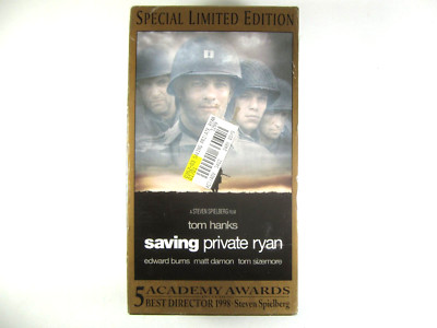 Saving Private Ryan VHS Widescreen Special Limited Edition - Factory Sealed New