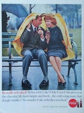 1960 vintage Coca-Cola print ad, be really refreshed!