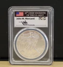 PCGS 2003 $1 MS70 American Silver Eagle $1 Mercanti Signed Graded Coin FREE SHIP
