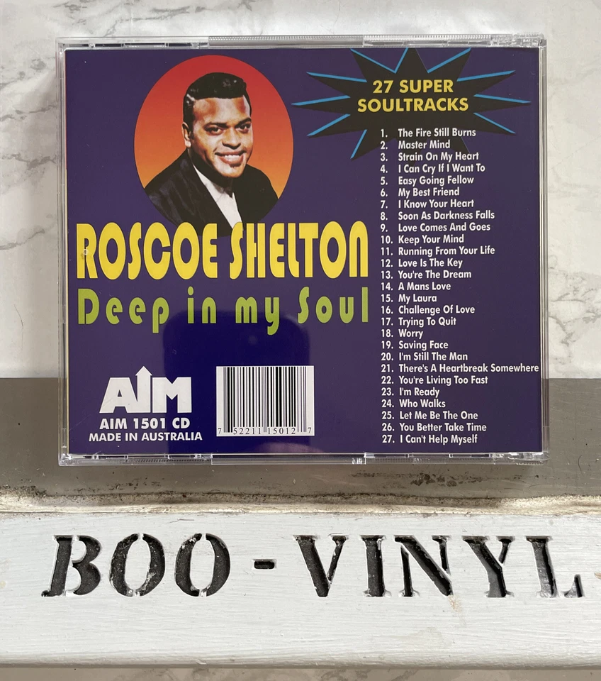 Roscoe Shelton - Deep In My Soul - Funk / Soul CD Album NM / NM - Image 2 of 2