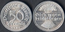 Germany 50 Pfennig 1920 D Uncirculated