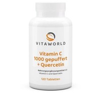 Vita World Vitamin C 1000 Gepuffert + Quercetin | 120 Tabletten
