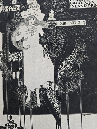 William H. Bradley - THE INLAND PRINTER JUNE 1894 - TWELVE COVER DESIGNS - Picture 4 of 11