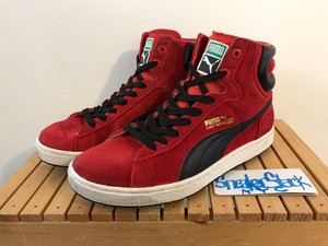red suede pumas size 5.5