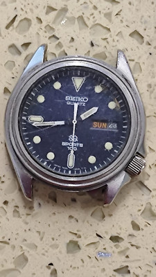 VINTAGE SEIKO SPORT 100 SQ 7546-6040 Diver Quartz NOT WORKING FOR