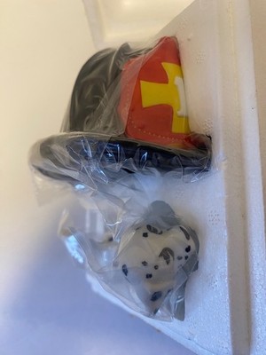 Princeton Gallery Where's the Fire Dalmatian w Fireman's Helmet New in open box