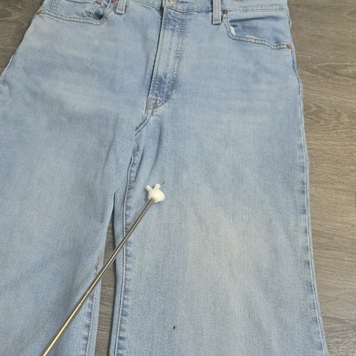 Levi's Womens Ribcage Bell High Rise Flared 13" Light Wash Stretch Jeans 32x32 - Picture 20 of 23