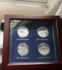 The Danbury Mint American Milestones 2023 Silver Bullion Set 4x 1 oz Rounds
