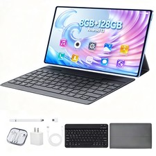 Tablet Set 8GB 128GB Android 13 Dual Camera 8 MP 16MP 2.4G/4G/5G WiFi 8 Core US